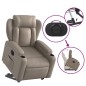 vidaXL Sillón elevable eléctrico cuero artificial capuchino vidaXL Sillón elevable eléctrico cuero artificial capuchino