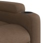 vidaXL Sillón de masaje eléctrico reclinable elevable tela marrón vidaXL Sillón de masaje eléctrico reclinable elevable tela marrón