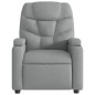 vidaXL Sillón reclinable eléctrico tela gris claro vidaXL Sillón reclinable eléctrico tela gris claro