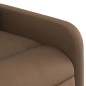 vidaXL Sillón reclinable eléctrico de tela marrón vidaXL Sillón reclinable eléctrico de tela marrón