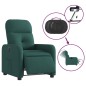vidaXL Sillón reclinable eléctrico tela verde oscuro vidaXL Sillón reclinable eléctrico tela verde oscuro
