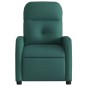 vidaXL Sillón reclinable eléctrico tela verde oscuro vidaXL Sillón reclinable eléctrico tela verde oscuro