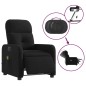vidaXL Sillón reclinable de masaje eléctrico tela negro vidaXL Sillón reclinable de masaje eléctrico tela negro