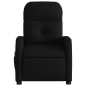 vidaXL Sillón reclinable de masaje eléctrico tela negro vidaXL Sillón reclinable de masaje eléctrico tela negro