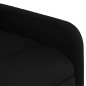 vidaXL Sillón reclinable de masaje eléctrico tela negro vidaXL Sillón reclinable de masaje eléctrico tela negro