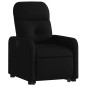 vidaXL Sillón reclinable elevable tela negro vidaXL Sillón reclinable elevable tela negro