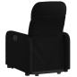 vidaXL Sillón reclinable elevable tela negro vidaXL Sillón reclinable elevable tela negro