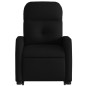 vidaXL Sillón reclinable elevable tela negro vidaXL Sillón reclinable elevable tela negro