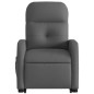 vidaXL Silla de masaje reclinable de pie de tela gris oscuro vidaXL Silla de masaje reclinable de pie de tela gris oscuro