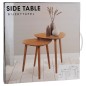 Home&Styling Juego de mesas auxiliares 2 piezas natural Home&Styling Juego de mesas auxiliares 2 piezas natural