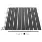 vidaXL Juego de paneles de valla WPC negro 699x186 cm vidaXL Juego de paneles de valla WPC negro 699x186 cm