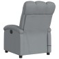 vidaXL Sillón reclinable de masaje eléctrico tela gris claro vidaXL Sillón reclinable de masaje eléctrico tela gris claro