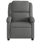 vidaXL Sillón reclinable de masaje eléctrico tela gris oscuro vidaXL Sillón reclinable de masaje eléctrico tela gris oscuro