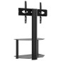 vidaXL Mueble de TV de esquina 2 niveles para 32-70 pulgadas negro vidaXL Mueble de TV de esquina 2 niveles para 32-70 pulgadas negro