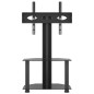 vidaXL Mueble de TV de esquina 2 niveles para 32-70 pulgadas negro vidaXL Mueble de TV de esquina 2 niveles para 32-70 pulgadas negro
