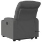 vidaXL Sillón de masaje eléctrico reclinable elevable tela gris oscuro vidaXL Sillón de masaje eléctrico reclinable elevable tela gris oscuro