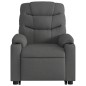 vidaXL Sillón de masaje eléctrico reclinable elevable tela gris oscuro vidaXL Sillón de masaje eléctrico reclinable elevable tela gris oscuro