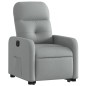vidaXL Sillón eléctrico reclinable elevable de tela gris claro vidaXL Sillón eléctrico reclinable elevable de tela gris claro