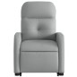 vidaXL Sillón eléctrico reclinable elevable de tela gris claro vidaXL Sillón eléctrico reclinable elevable de tela gris claro