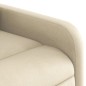 vidaXL Sillón de masaje eléctrico reclinable elevable tela crema vidaXL Sillón de masaje eléctrico reclinable elevable tela crema