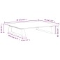 vidaXL Soporte de monitor vidrio templado y metal blanco 40x35x8 cm vidaXL Soporte de monitor vidrio templado y metal blanco 40x35x8 cm