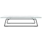 vidaXL Soporte de monitor vidrio templado y metal negro 40x35x8 cm vidaXL Soporte de monitor vidrio templado y metal negro 40x35x8 cm