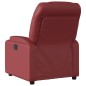 vidaXL Sillón de masaje reclinable de cuero artificial rojo tinto vidaXL Sillón de masaje reclinable de cuero artificial rojo tinto