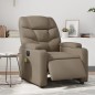 vidaXL Sillón reclinable de masaje eléctrico cuero sintético capuchino vidaXL Sillón reclinable de masaje eléctrico cuero sintético capuchino