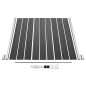 vidaXL Set de paneles de valla WPC negro 1830x(105-186) cm vidaXL Set de paneles de valla WPC negro 1830x(105-186) cm