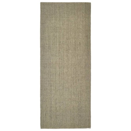 vidaXL Alfombra de sisal para rascador gris taupe 80x200 cm