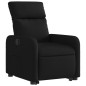 vidaXL Sillón reclinable elevable tela negro