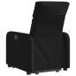 vidaXL Sillón reclinable elevable tela negro