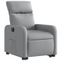 vidaXL Sillón eléctrico reclinable elevable de tela gris claro vidaXL Sillón eléctrico reclinable elevable de tela gris claro
