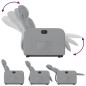 vidaXL Sillón eléctrico reclinable elevable de tela gris claro vidaXL Sillón eléctrico reclinable elevable de tela gris claro