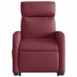 vidaXL Sillón eléctrico reclinable elevable de tela rojo tinto vidaXL Sillón eléctrico reclinable elevable de tela rojo tinto