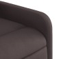 vidaXL Sillón eléctrico reclinable elevable de tela marrón oscuro vidaXL Sillón eléctrico reclinable elevable de tela marrón oscuro