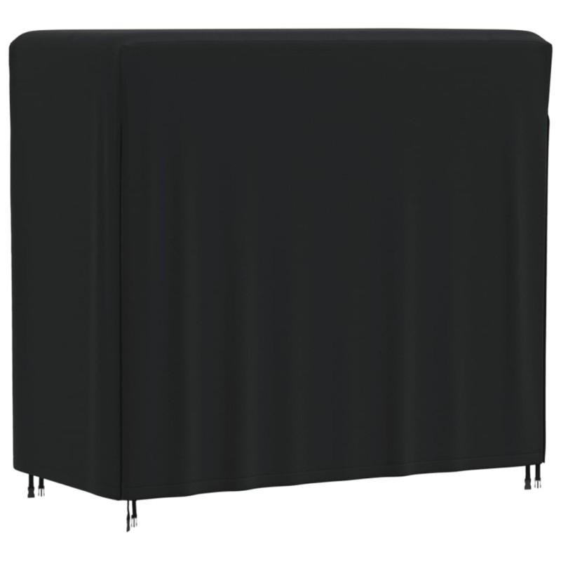 vidaXL Cubierta para leñero Oxford 420D negro 122x61x106 cm vidaXL Cubierta para leñero Oxford 420D negro 122x61x106 cm