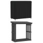 vidaXL Cubierta para leñero Oxford 420D negro 122x61x106 cm vidaXL Cubierta para leñero Oxford 420D negro 122x61x106 cm