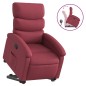 vidaXL Sillón reclinable elevable tela rojo tinto vidaXL Sillón reclinable elevable tela rojo tinto