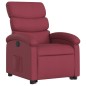vidaXL Sillón reclinable elevable tela rojo tinto vidaXL Sillón reclinable elevable tela rojo tinto