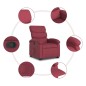 vidaXL Sillón reclinable elevable tela rojo tinto vidaXL Sillón reclinable elevable tela rojo tinto
