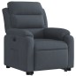 vidaXL Sillón eléctrico reclinable elevable de terciopelo gris oscuro vidaXL Sillón eléctrico reclinable elevable de terciopelo gris oscuro