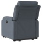 vidaXL Sillón eléctrico reclinable elevable de terciopelo gris oscuro vidaXL Sillón eléctrico reclinable elevable de terciopelo gris oscuro