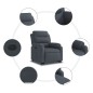 vidaXL Sillón eléctrico reclinable elevable de terciopelo gris oscuro vidaXL Sillón eléctrico reclinable elevable de terciopelo gris oscuro