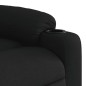 vidaXL Sillón reclinable elevable tela negro vidaXL Sillón reclinable elevable tela negro