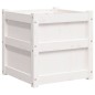 vidaXL Jardineras de exterior 2 unidades madera maciza de pino blanco vidaXL Jardineras de exterior 2 unidades madera maciza de pino blanco
