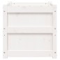 vidaXL Jardineras de exterior 2 unidades madera maciza de pino blanco vidaXL Jardineras de exterior 2 unidades madera maciza de pino blanco