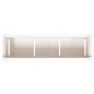 vidaXL Jardineras exterior con patas 2 uds madera maciza pino blanco vidaXL Jardineras exterior con patas 2 uds madera maciza pino blanco