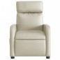 vidaXL Sillón de masaje reclinable eléctrico cuero sintético crema vidaXL Sillón de masaje reclinable eléctrico cuero sintético crema