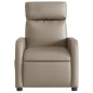 vidaXL Sillón reclinable de masaje eléctrico cuero sintético capuchino vidaXL Sillón reclinable de masaje eléctrico cuero sintético capuchino